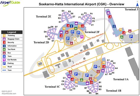 jakarta airport terminal 2 map